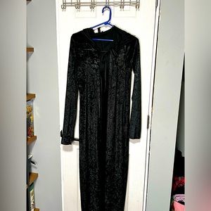 Velour Black Cloak